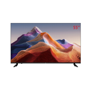 小米电视 Redmi A55 2023款 55英寸 金属全面屏 4K 超高清 双扬声器立体声 智能电视机L55R8-A